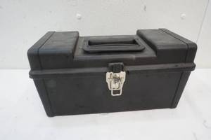 lot 326 image: Black Plastic Storage Box