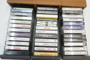 lot 354 image: Variety of Cassette Tapes in Case Holder