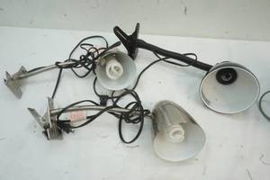 lot 373 image: 3 Clamp Desk Lamps