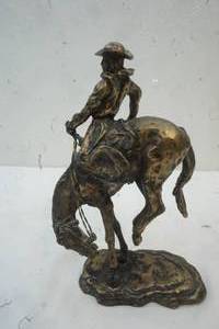 lot 410 image: Heavy Metal Man on a horse