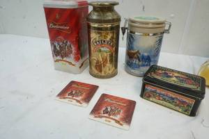 lot 430 image: Tin Canasters & Cookie Jar
