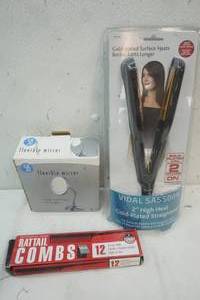 lot 452 image: Beauty Products New Flat Iron, New Flexible Mirror