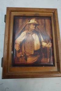 lot 477 image: John Wayne Wooden Box