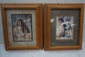 lot 539 image: Marija Indian woman and wolf pictures