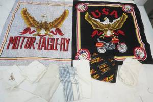 lot 623 image: Eagle scarves and hankies