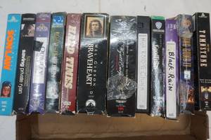 lot 730 image: VHS movies