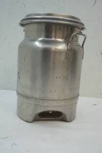 lot 752 image: stainless container