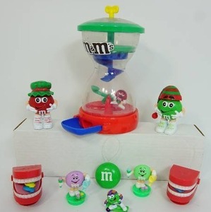 lot 40 image: Collectible Vintage M & M M&M CANDY NUT DISPENSER SEESAW TEETER-TOTTER CANDY MACHINE and more...