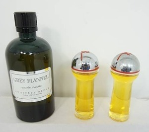 lot 56 image: Vintage Collectible Perfume Cologne Including Grey Flannel Eau de Toilette for Men, Pierre Cardin Perfume Paris Eau de Toilette 1fl 1990s Bottle