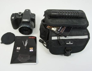 lot 69 image: EasyShare Z981 14 MP Digital Camera with Schneider-Kreuznach Variogon 26xWide Angle Optical Image Stabilized Zoom Lens and 3.0-Inch LCD Screen, Samsonite WorldProof Versatile Padded Camera Bag with Pockets