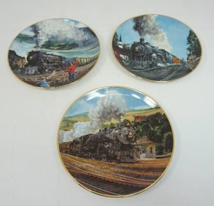 lot 85 image: Limited Edition Train Collector Plates...