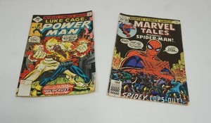 lot 6 image: Collectible Vintage Comic Books MARVEL TALES #91 SPIDER-MAN, LUKE CAGE POWER MAN #47  Marvel Comic Book...