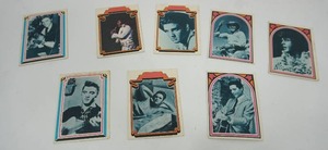lot 8 image: Collectible Memorabilia Ephemera Vintage Elvis Presley Collectors Cards Made in 1978 by Boxcar Enterprises Inc.