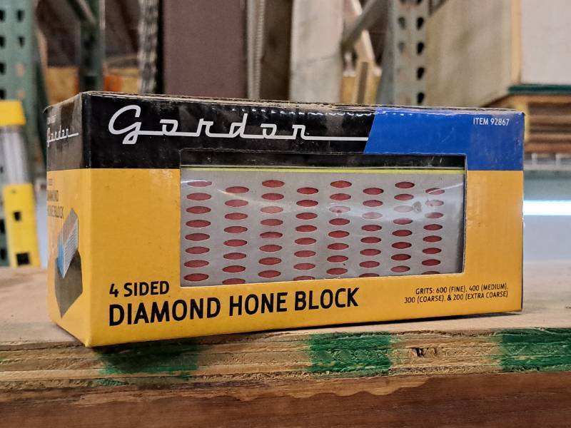 Gordon 4 sided 2025 diamond hone block