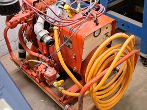 lot 20 image: Pincor Electric Power Plant 5500W Wisconsin Heavy Duty Air Cooled Gas Engine Generator
