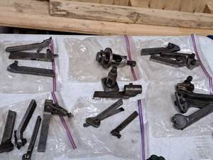 lot 44 image: Misc. Lathe Tooling Parts - Tool Holder No. 2020-R, 2010-R, No.8,