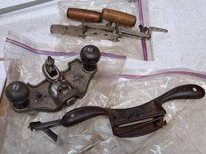 lot 47 image: Lot of (3) Assorted Hand Planes