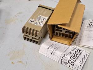 lot 72 image: Lot of (2) Omron Digital Counters H7CR
