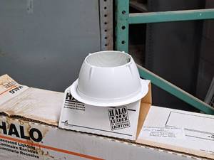 lot 136 image: Lot of (3 Boxes) Cooper Lighting Halo Recessed Lighting 6-count