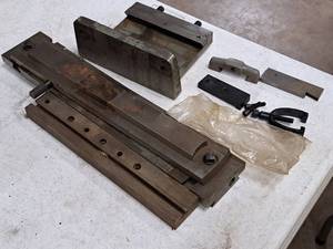 lot 128 image: Lot of (3) Machine Attachments - Slide, Saddle