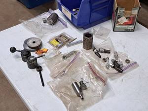 lot 129 image: Assorted Machining Parts - Handles, Fasteners