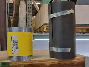 lot 170 image: 1 Roll of 6x10 Galvanized Metal Flashing, Partial Roll of Plastic Flashing 10-12W