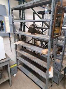 lot 228 image: Metal Storage Shelf 48x12x74-34
