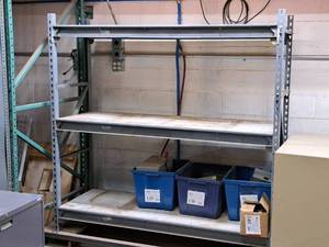 lot 238 image: Metal Rolling Storage Rack