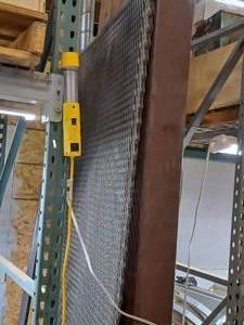 lot 254 image: Lot of (8) Metal Mesh Sheets 97x49