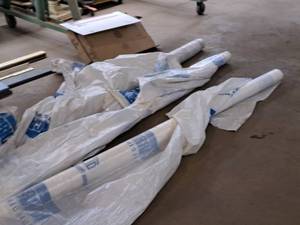 lot 257 image: Lot of (3 Rolls) 9 Building Wrap
