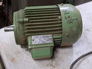 lot 278 image: Hew 3-Phase Electric Electric Motor