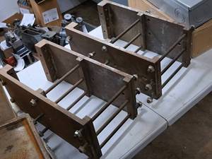 lot 296 image: Lot of (2) Mortise & Tenon Clamps
