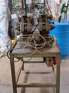 lot 307 image: G.E.  Barker Engineering Custom Dual Mill Opposing Spindle Machine PM