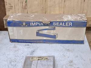 lot 349 image: American International Electric Co Impulse Sealer (in box)
