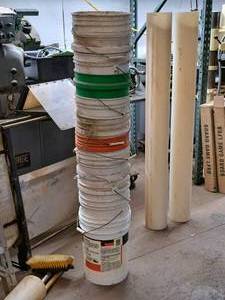 lot 407 image: Lot of (10) 5-Gallon Plastic Buckets