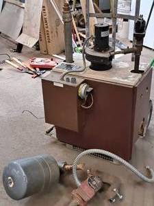 lot 444 image: Hydro-Firm 85000-BTU Natural Gas Gas Fired Boiler HI-85