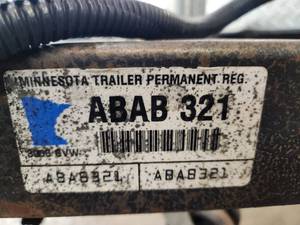 lot 3 image: 2001 Timber Wolf 6 x 12 Enclosed Trailer
