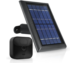 lot 118 image: Wasserstein Solar Panel with Internal Battery compatible with Blink Outdoor (3-Pack, Black) - Camera Not Included