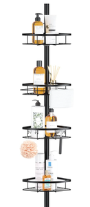 lot 132 image: SEIRIONE Rustproof Shower Corner Caddy Organizer for Bathroom