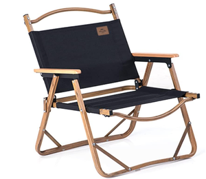 lot 138 image: Naturehike MW02 Foldable Chair - Outdoor Furniture, Black