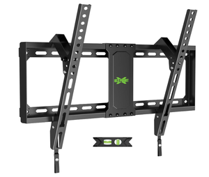 lot 150 image: USX MOUNT UL Listed TV Wall Mount Tilting Brackets for Most 37-90 Flat Curved Screen TVs Weight Capacity 132lbs, Low Profile Space Saving for 16, 24 Stud