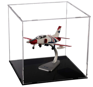 lot 151 image: Evron Display Case for Collectibles Assemble Clear Acrylic Box(16x13x14in 40x33x35 cm)