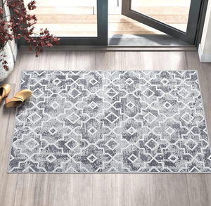 lot 219 image: Wonnitar Moroccan Indoor Door Mat - Entrance Doormat Entry Rug