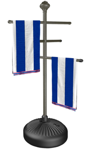lot 225 image: Hestiasko Pool Towel Rack Outdoor, 59 Metal Outdoor Towel Rack for Hot Tub with 3 Adjustable Bars