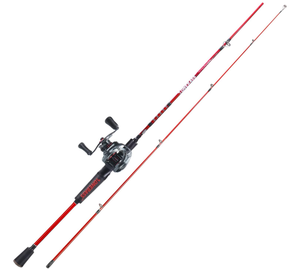 lot 235 image: One Bass Fishing Rod and Reel Combo, IM7 Graphite 2 Pc Blank Baitcasting Combo Left