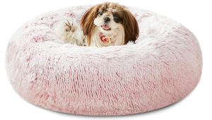 lot 249 image: Western Home Faux Fur Dog Bed & Cat Bed