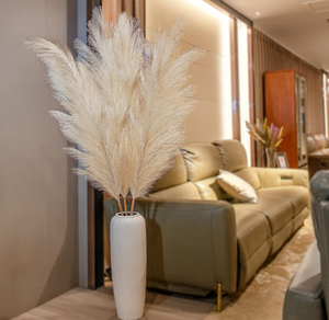 lot 264 image: LACKINGONE 71 Large Pampas Grass Decor Tall, Faux Pampas Grass