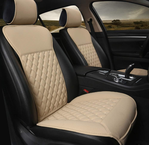 lot 271 image: Black Panther 1 Pair Car Seat Covers, Luxury Car Protectors