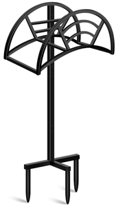 lot 323 image: TomCare Garden Hose Holder Upgraded Detachable Water Hose Holder Thick Metal