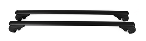 lot 345 image: Roof Rack Cross Bars Luggage Carrier Black Aluminum